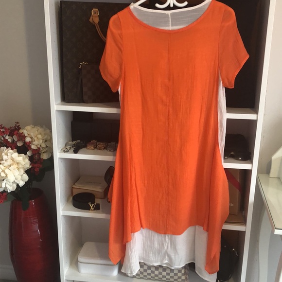 🚨LAST CALL🚨Women’s Layered Linen Sm/Med Summer Dress - Picture 3 of 7